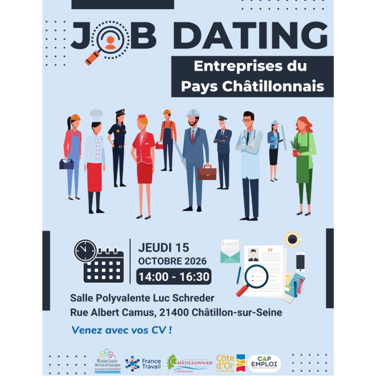 Job dating chatillon sur seine 15 octobre