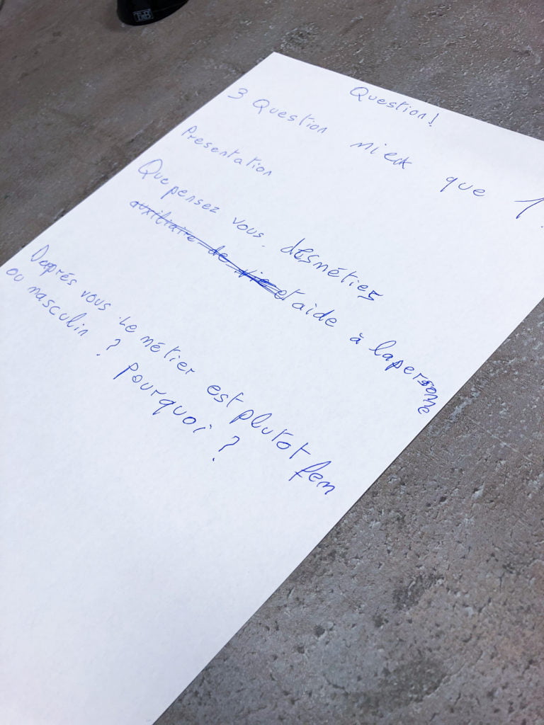 Traitement des questions pour les entrevues